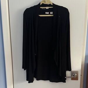 Chico’s Zenergy Sleeveless Waffle Tank and Jacket/Cardigan.